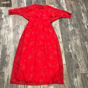 Vintage 1970’s Era Maxi Dress